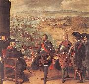 ZURBARAN  Francisco de Defence of Cadiz against the English oil on canvas
